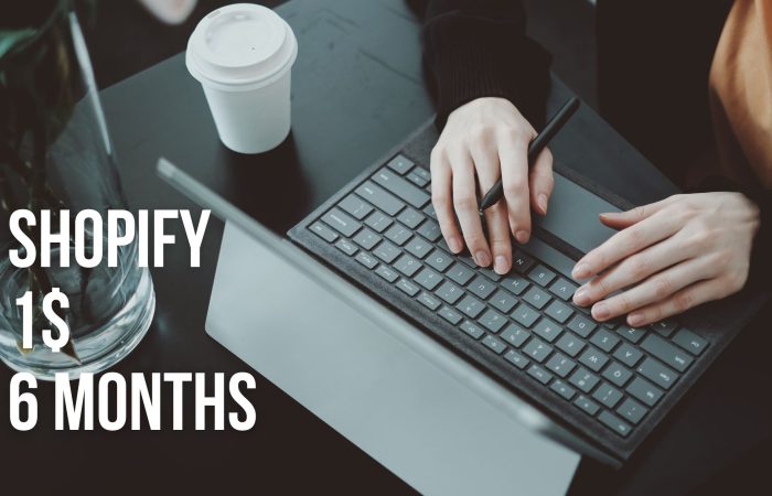 Shopify $1 for 6 Months